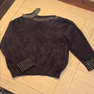 Studded Black Sweater
